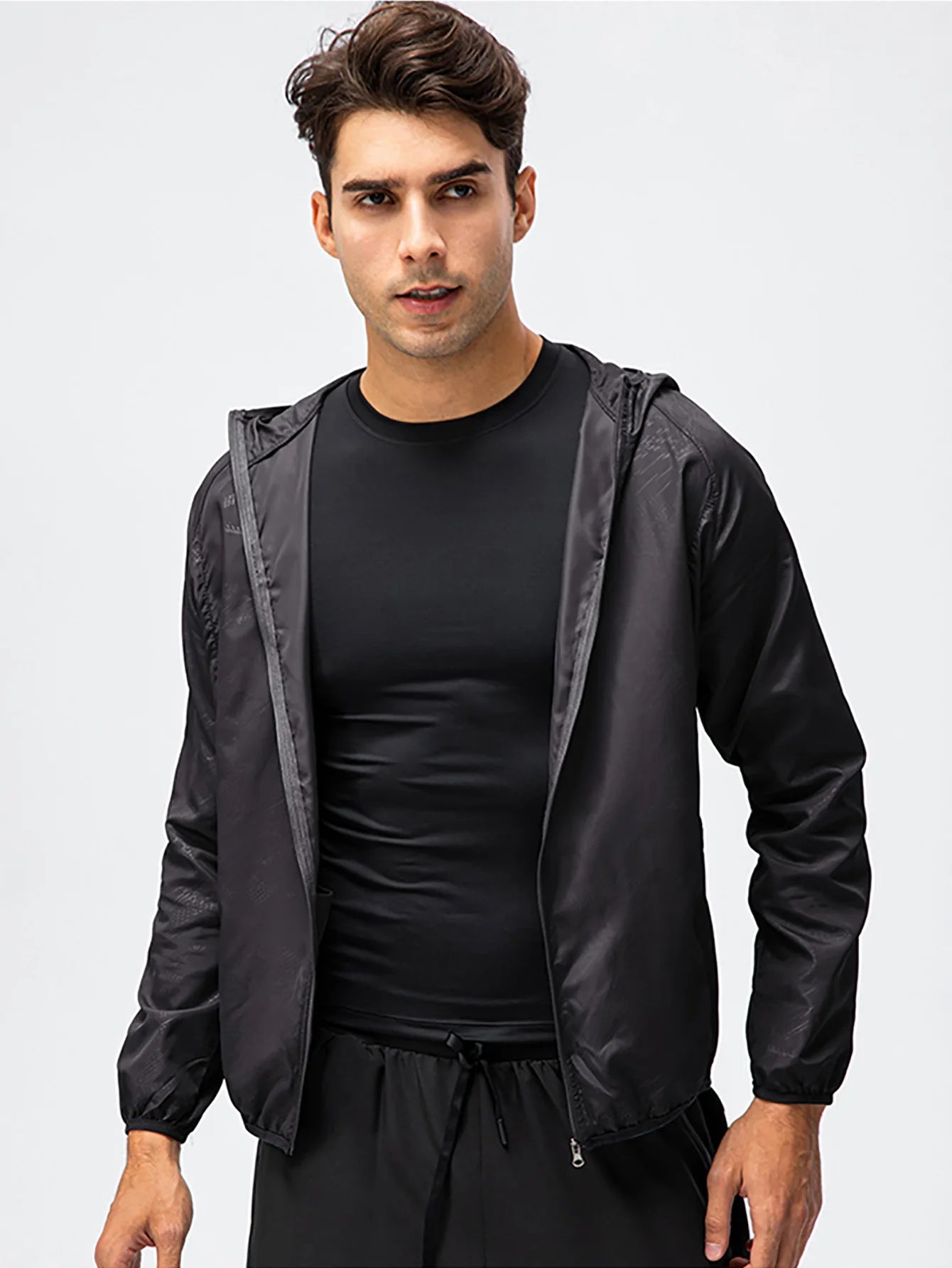 Unisex Waterproof Windbreaker Jacket – Sun Protection & Outdoor Use